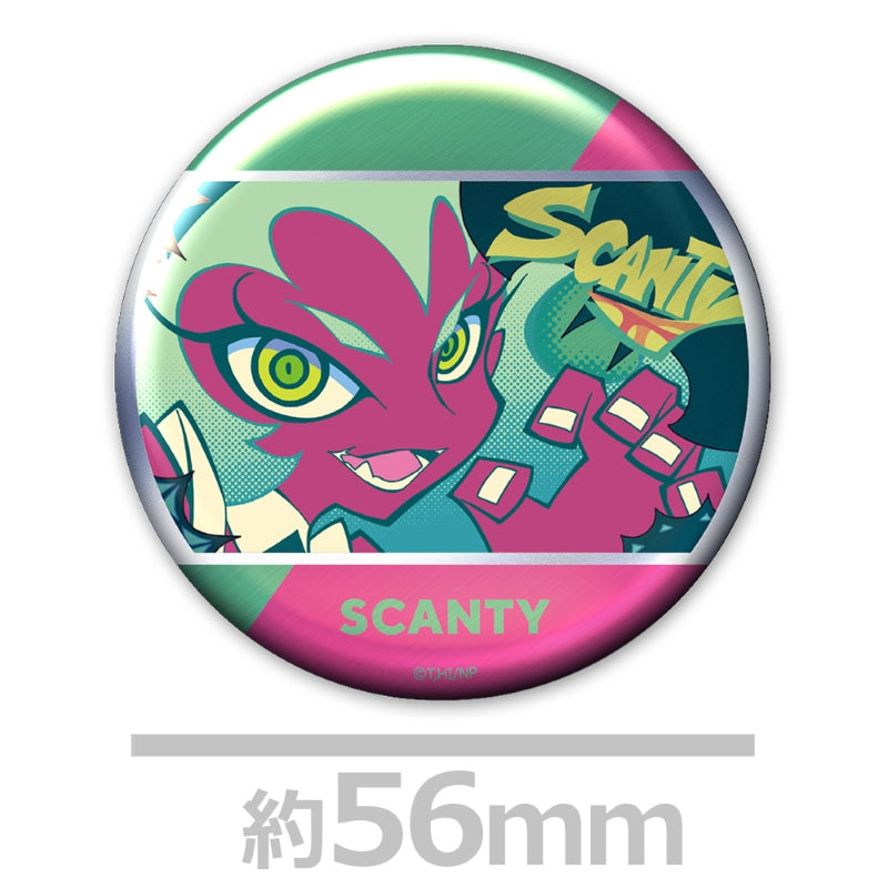 (Goods - Badge) New PANTY & STOCKING with GARTERBELT Metallic Button Badge Set of 2 Scanty & Kneesocks