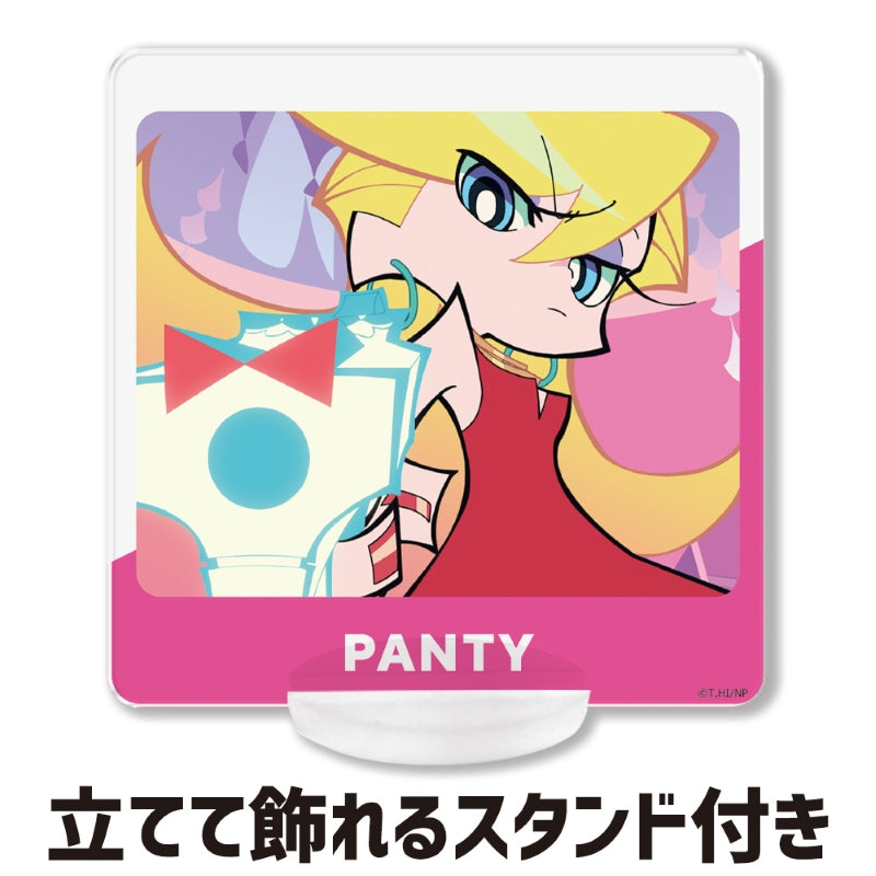 (Goods - Coaster) New PANTY & STOCKING with GARTERBELT Acrylic Coaster (w/ Stand) Panty
