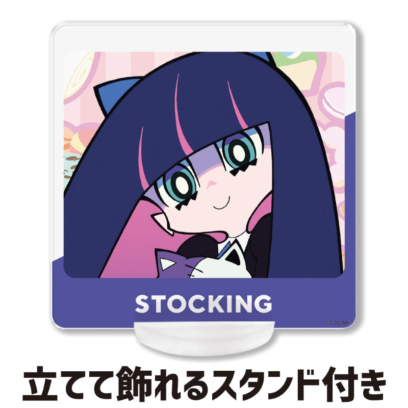 (Goods - Coaster) New PANTY & STOCKING with GARTERBELT Acrylic Coaster (w/ Stand) Stocking