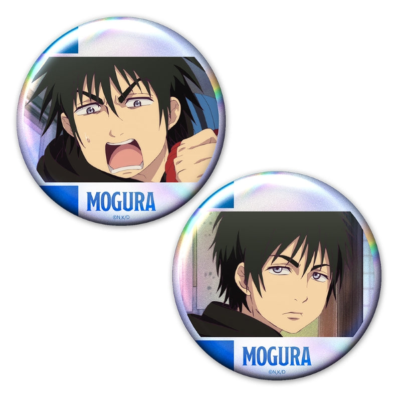 (Goods - Badge) Dekin no Mogura Holographic Button Badge Set of 2 Mogura [Momoyuki Mogura] Vol.2