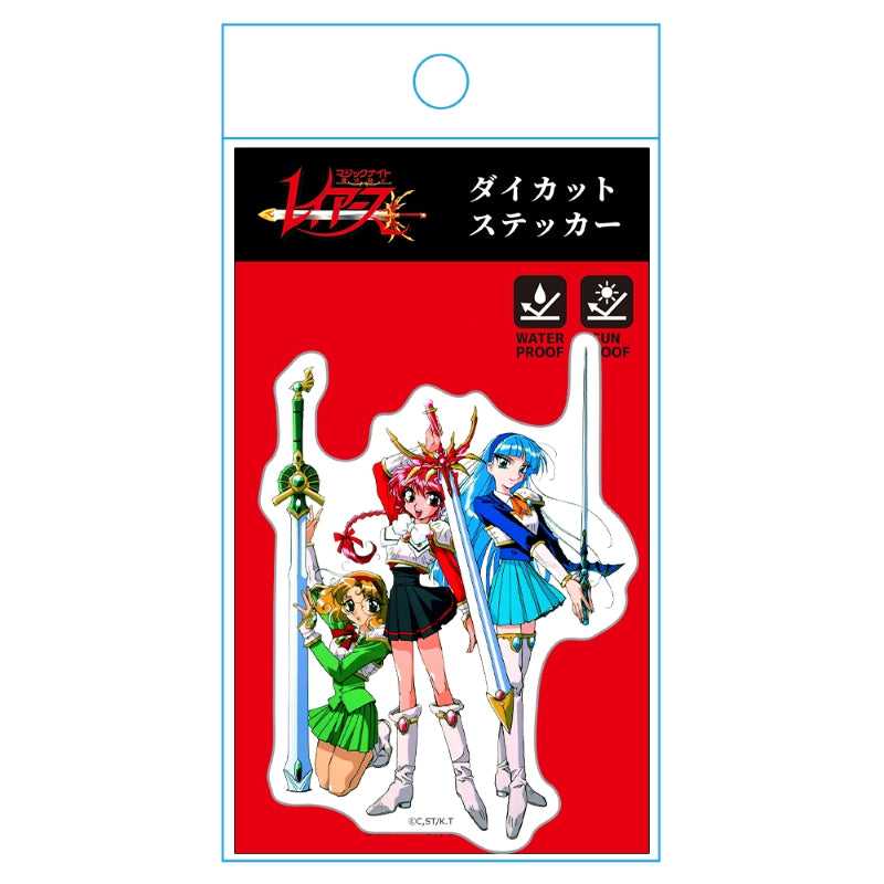 (Goods - Sticker) Magic Knight Rayearth Die-cut Sticker Hikaru & Umi & Fuu Vol.3