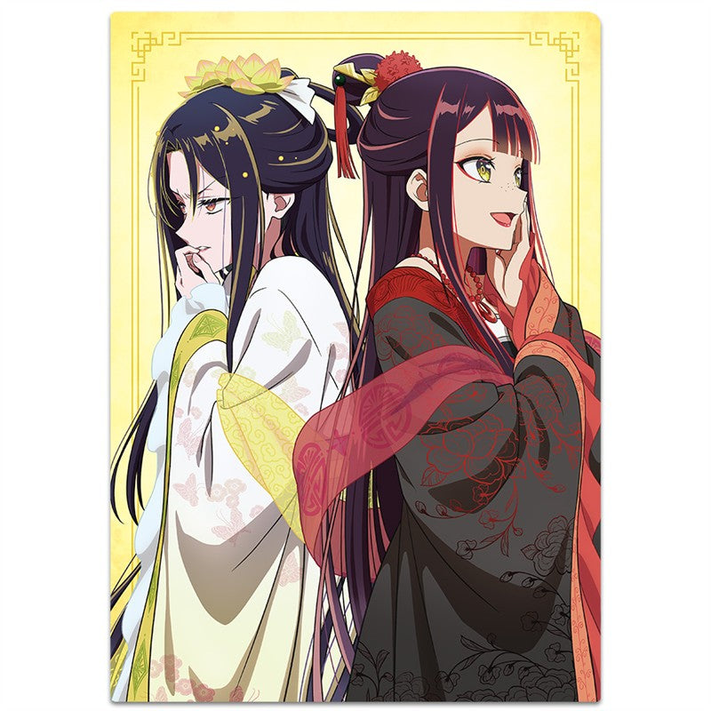 (Goods - Clear File) Though I Am an Inept Villainess: Tale of the Butterfly-Rat Bodyswap in the Maiden Court Clear File Reirin (Swapped) & Keigetsu (Swapped)
