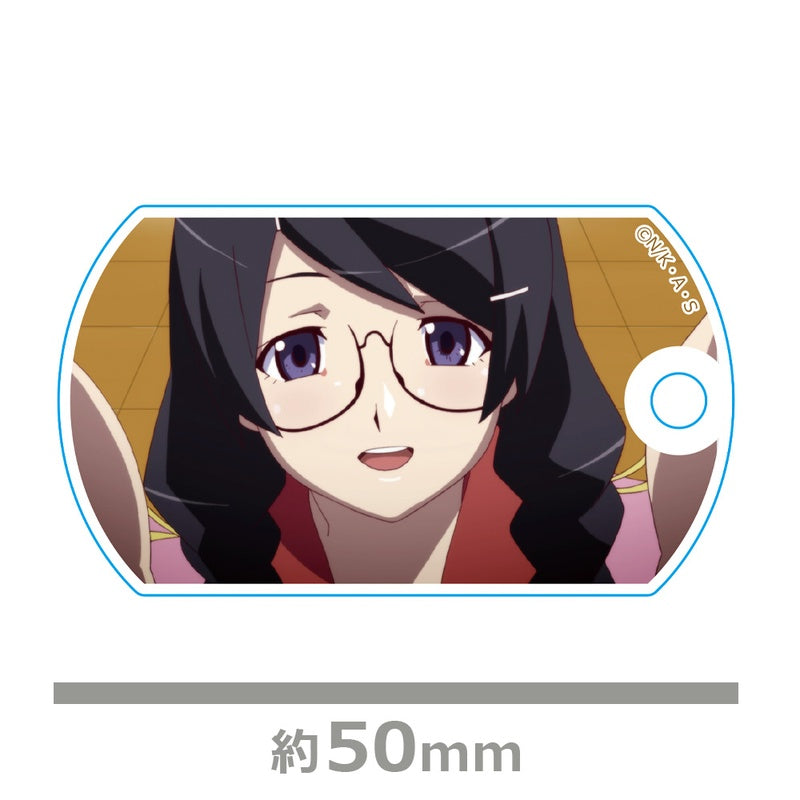 (Goods - Keychain) Monogarari Series Acrylic Key Ring Tsubasa Hanekawa Anime Still ver.