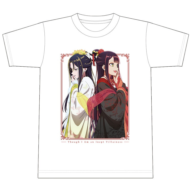 (Goods - Shirt) Though I Am an Inept Villainess: Tale of the Butterfly-Rat Body Swap in the Maiden Court T-shirt Reirin (Swapped) & Keigetsu (Swapped)