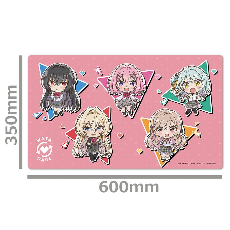 (Goods - Mat) There's No Freaking Way I'll be Your Lover! Unless... Character Rubber Mat Renako & Mai & Ajisai & Satsuki & Kaho Chibi ver.