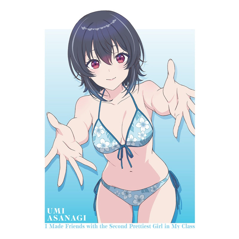 (Goods - Shirt) I Made Friends with the Second Prettiest Girl in My Class T-shirt Umi Asanagi Swimsuit ver.