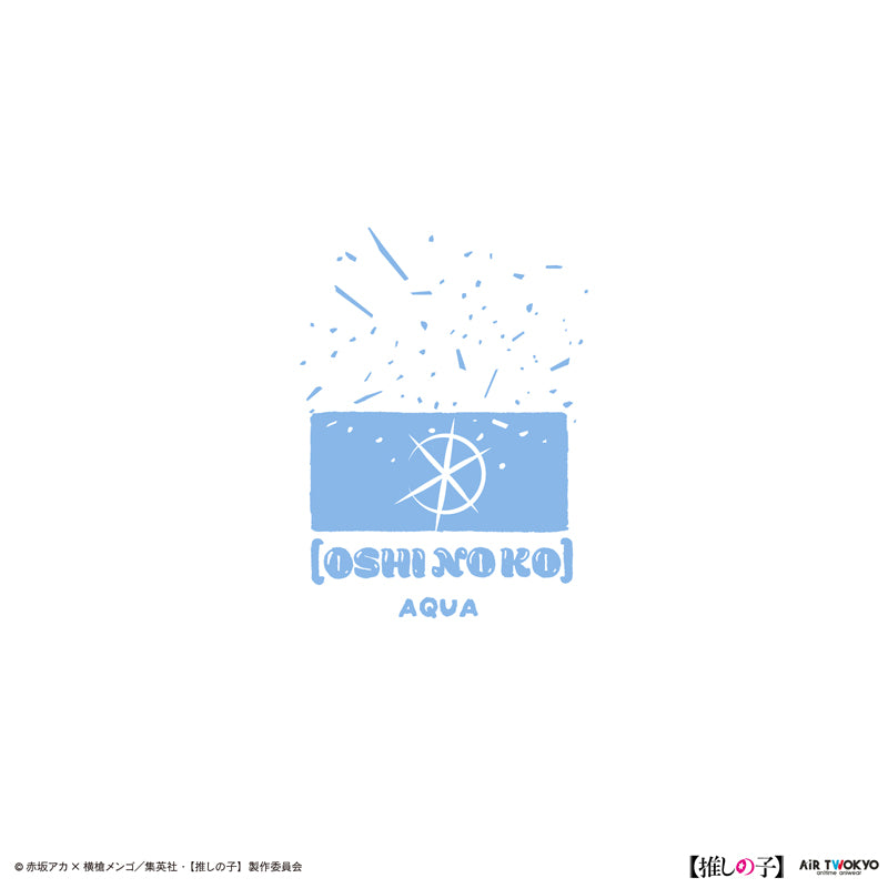 (Goods - Shirt) TV Anime Oshi no Ko Vol.2 Monotone Scene Art Hoodie 2 (Aqua) White