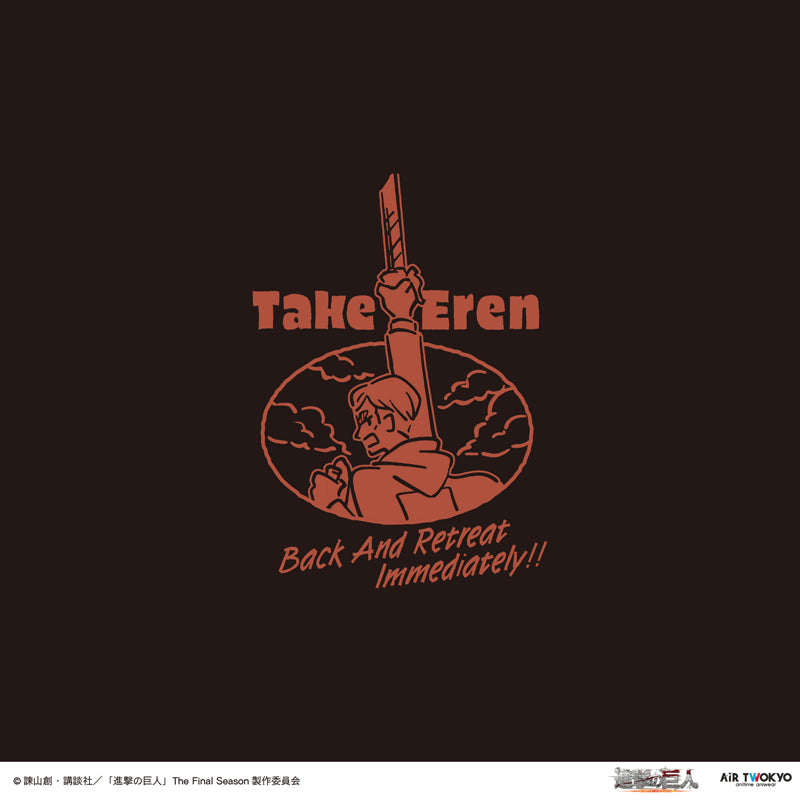 (Goods - Shirt) TV Anime Attack on Titan Scene Art Shirt 3 (Real Salute)