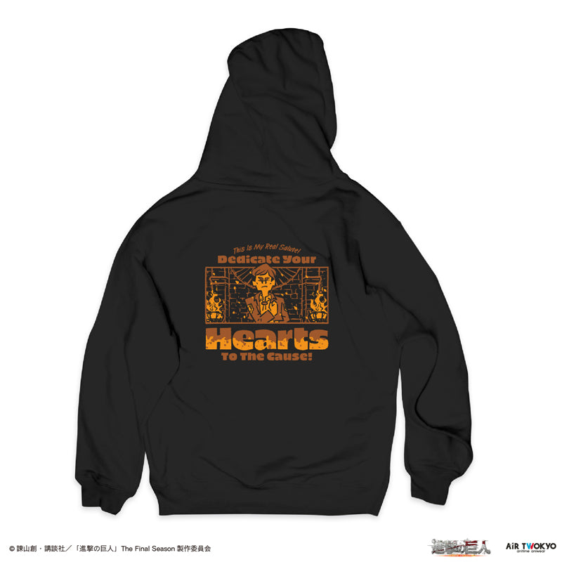 (Goods - Outerwear) TV Anime Attack on Titan Scene Art Hoodie 2 (Real Salute)