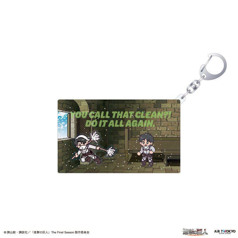 (Goods - Keychain) TV Anime Attack on Titan Liquid Keychain 2 (You call that cleaning?)