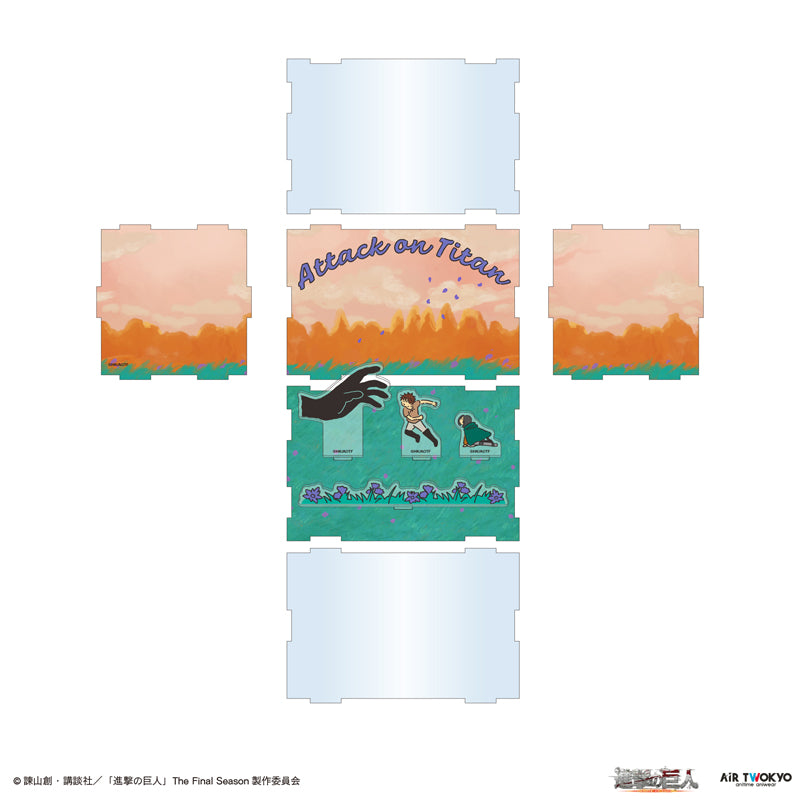 (Goods - Acrylic Stand) TV Anime Attack on Titan Acrylic Diorama 1 (I'll wrap you up in it again...again and again. Forever.)