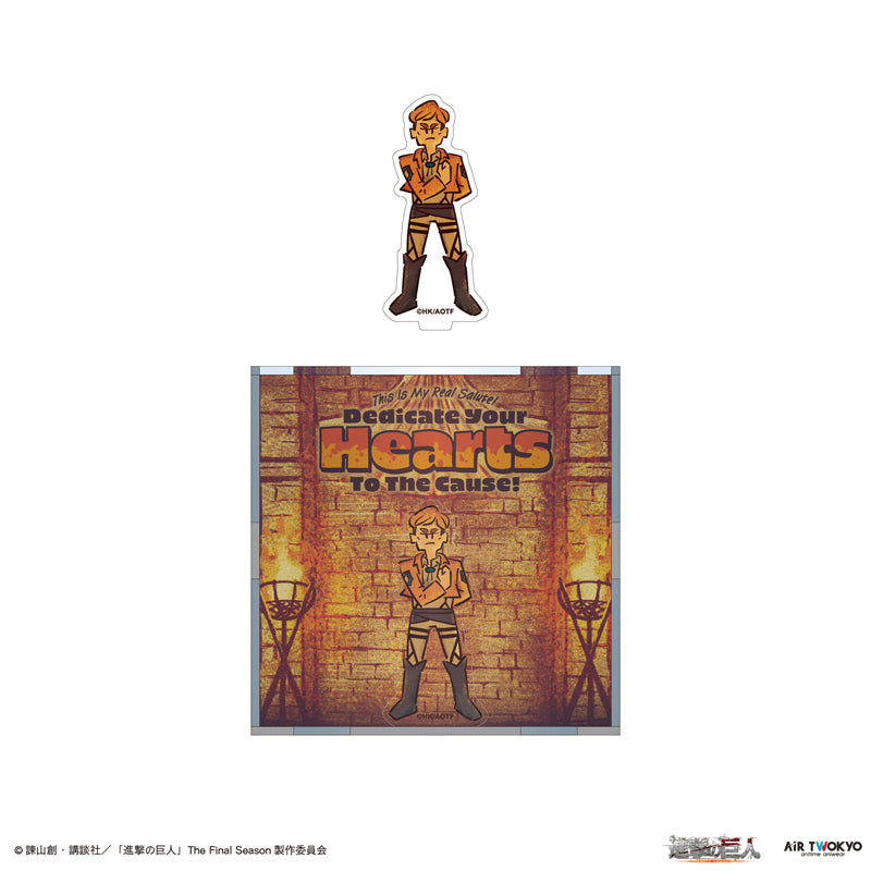 (Goods - Acrylic Stand) TV Anime Attack on Titan Acrylic Diorama 2 (Real Salute)
