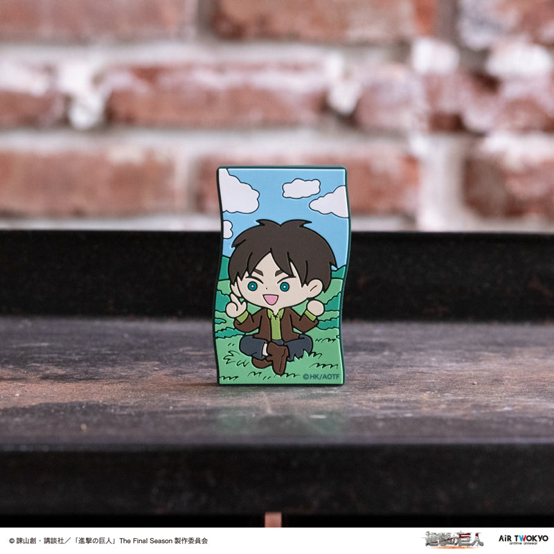 (Goods - Ornament) TV Anime Attack on Titan Rubber Figure (Eren)