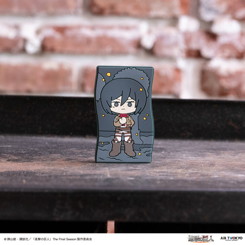 (Goods - Ornament) TV Anime Attack on Titan Rubber Figure (Mikasa)