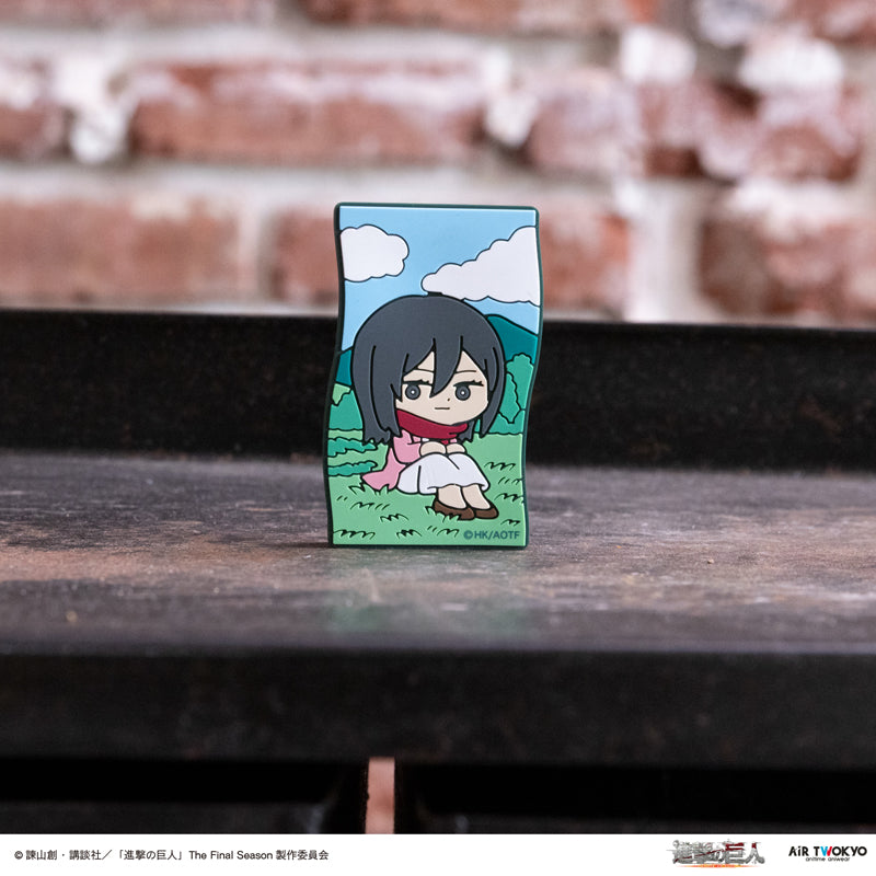 (Goods - Ornament) TV Anime Attack on Titan Rubber Figure (Mikasa)