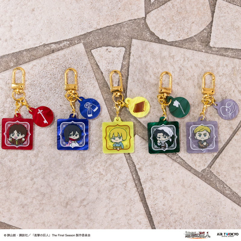 (Goods - Keychain) TV Anime Attack on Titan Key Ring Hanger (Erwin)