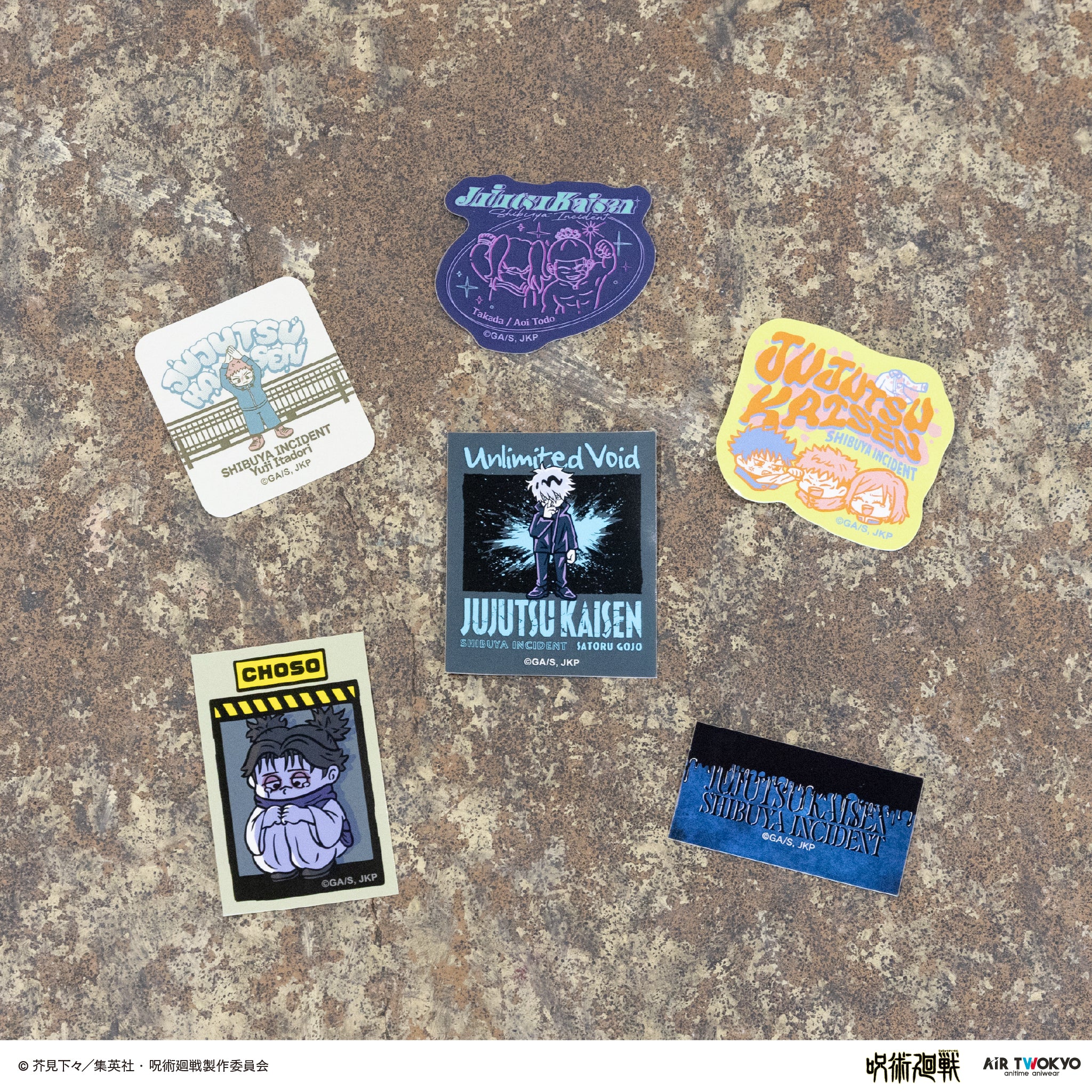 (Goods - Sticker) Jujutsu Kaisen Shibuya Incident Vol.3 Scene Art Sticker Set