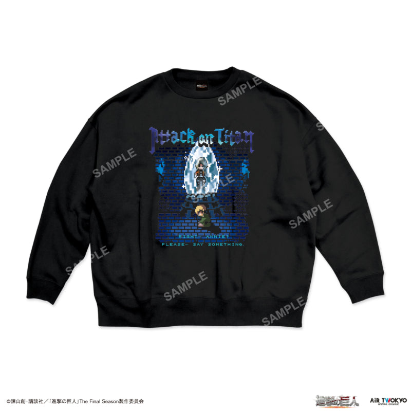 (Goods - Shirt) Attack on Titan The Final Season Final Chapter Bit Art Sweatshirt 2 (Armin & Annie)