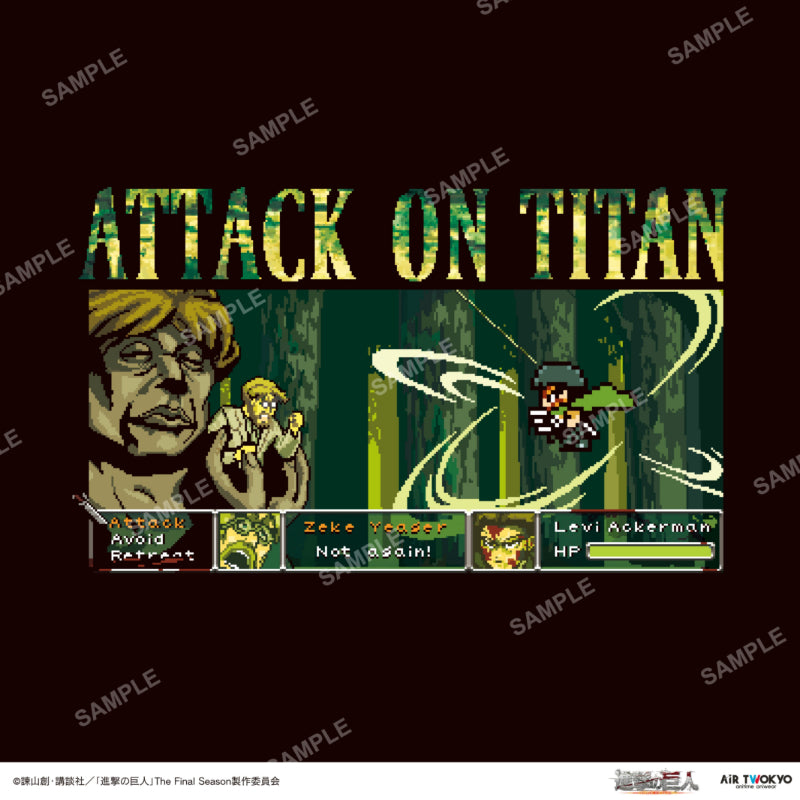 (Goods - Shirt) Attack on Titan The Final Season Final Chapter Bit Art Sweatshirt 3 (Levi & Zeke)