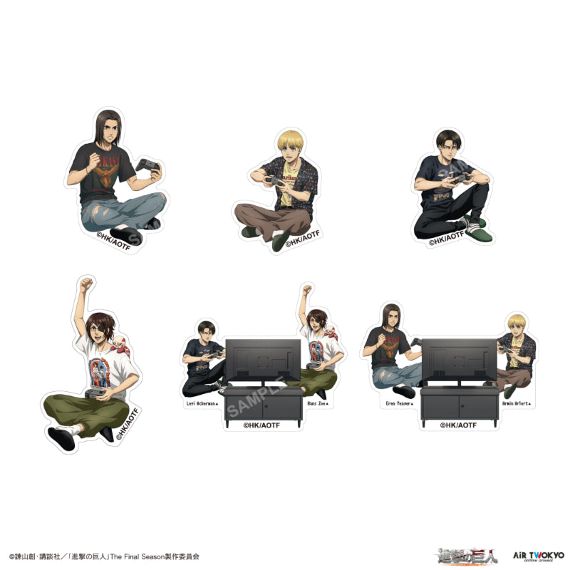 (Goods - Sticker) Attack on Titan The Final Season Final Chapter Game Sticker Set