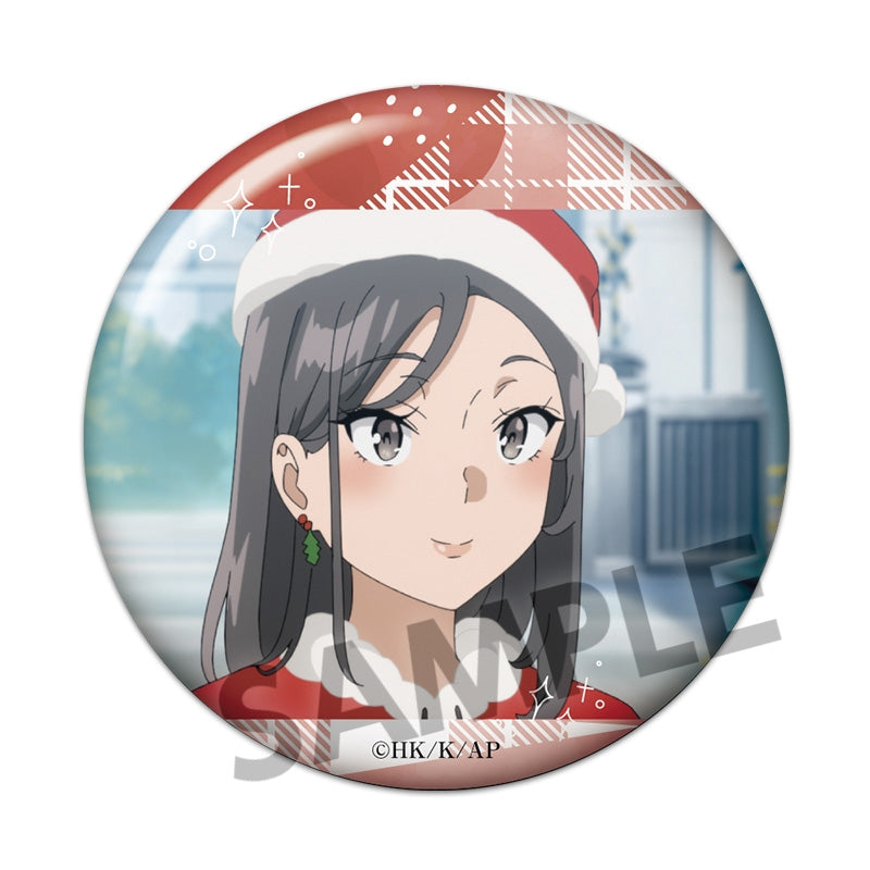 (1BOX=12)(Goods - Badge) Rascal Does Not Dream of Santa Claus Trading Button Badge