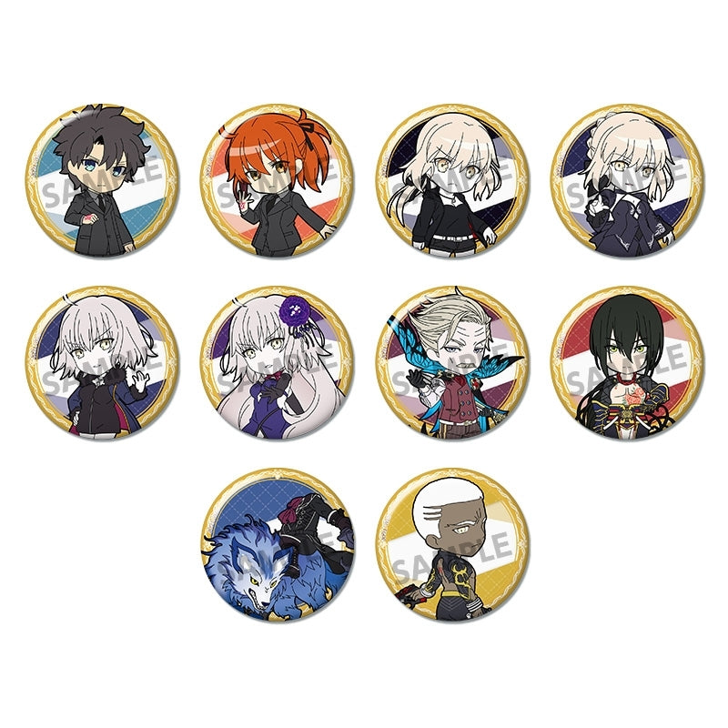 (1BOX=10)(Goods - Badge) Fate/Grand Order Trading Button Badge vol. 8 {Bonus:Badge}
