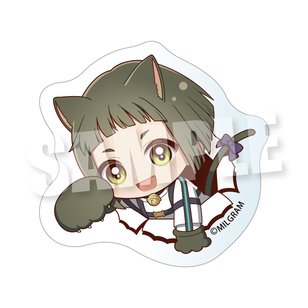 (Goods - Sticker) MILGRAM Biritto Zoo! Die-cut Clear Sticker (Amane)