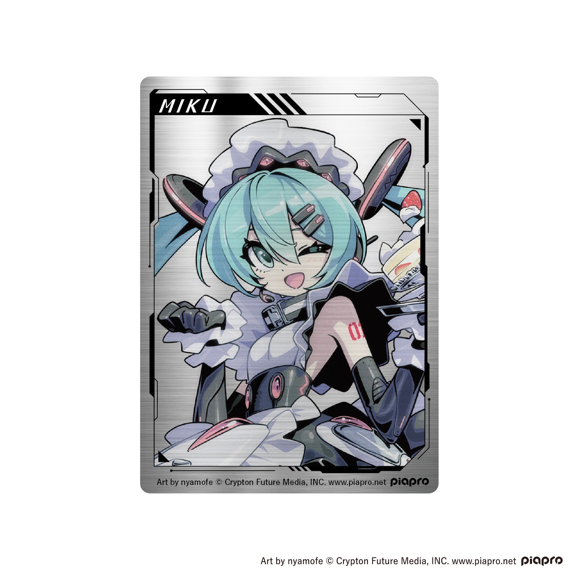 (Goods - Card) Piapro Characters Metal Card Hatsune Miku