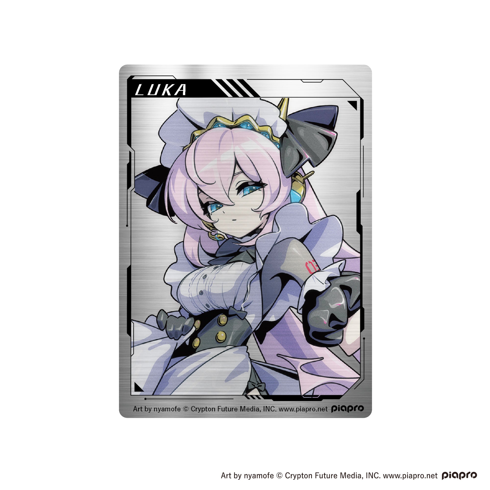 (Goods - Card) Piapro Characters Metal Card Megurine Luka