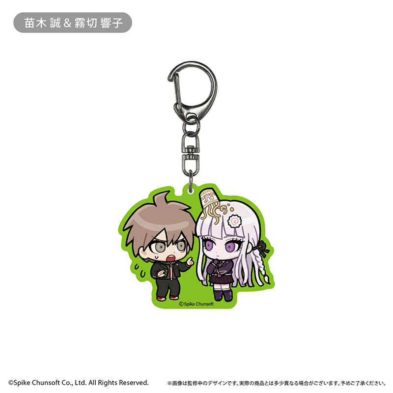 (1BOX=9)(Goods - Keychain) Danganronpa 1, 2 Reload Waiwai Acrylic Keychain