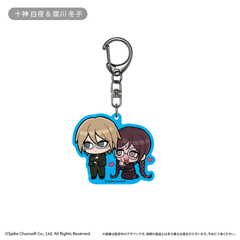 (1BOX=9)(Goods - Keychain) Danganronpa 1, 2 Reload Waiwai Acrylic Keychain
