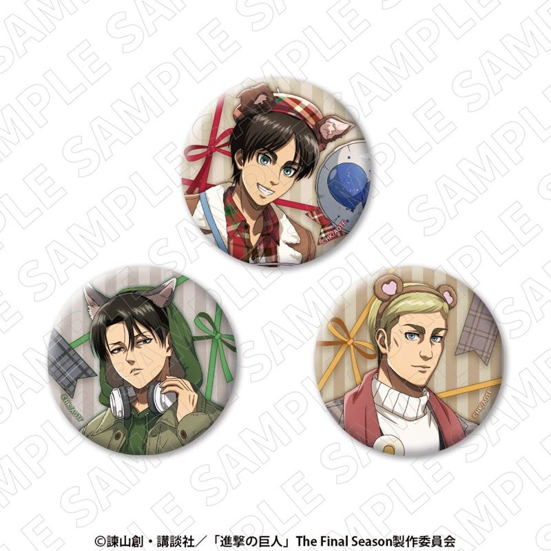 (Goods - Badge) Attack on Titan Button Badge (Eren)