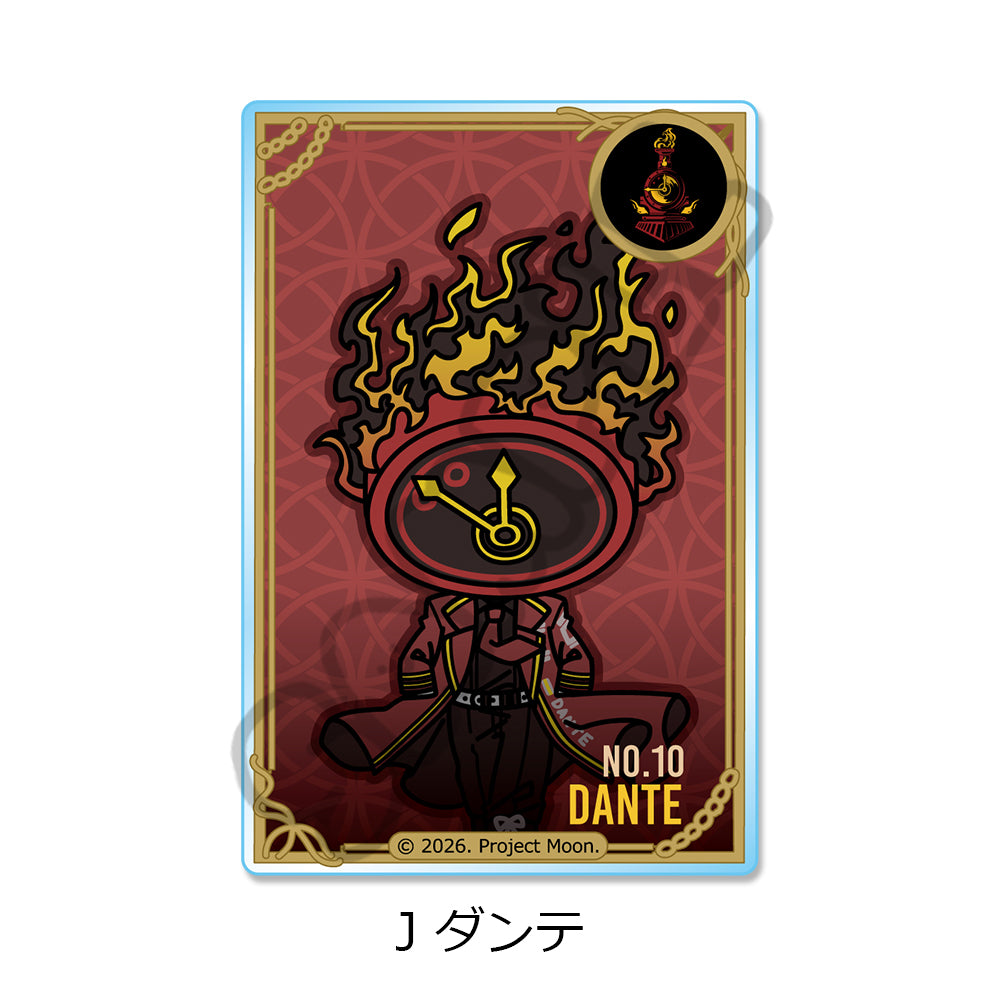 (Goods - Card) Limbus Company Clear Card J (Dante)
