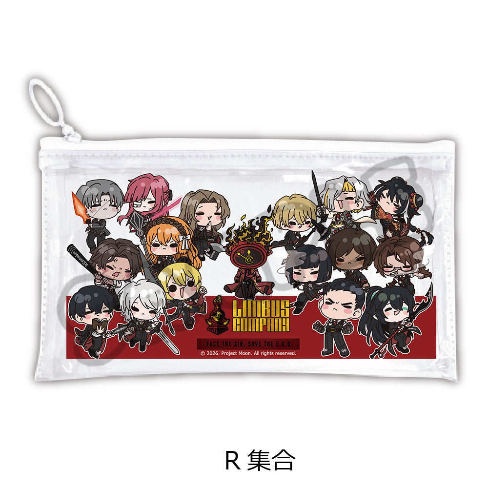 (Goods - Pouch) Limbus Company Flat Clear Pouch R (Ensemble)