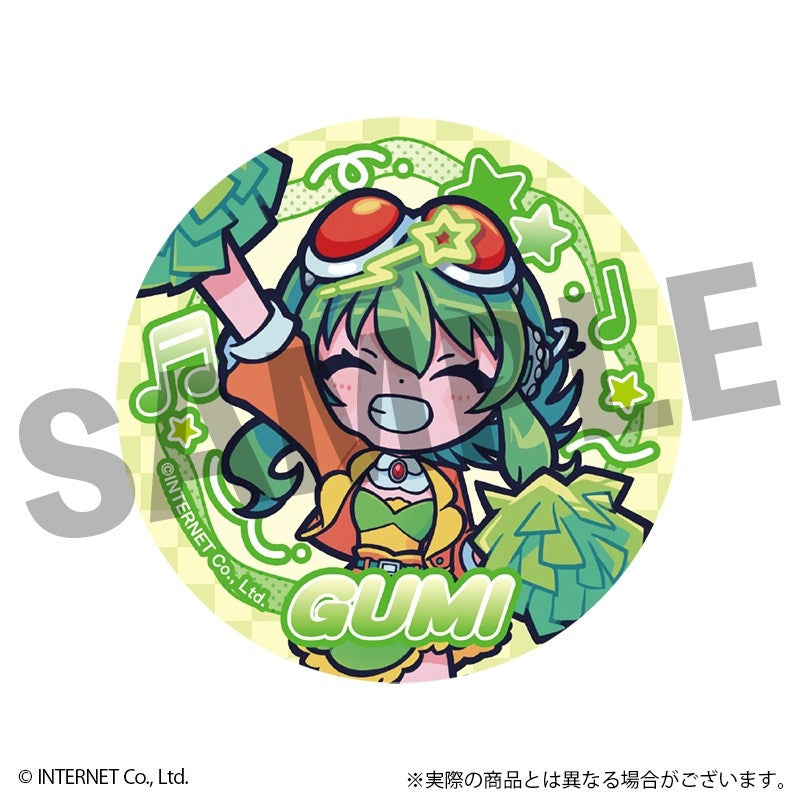 (1BOX=6)(Goods - Badge) VOCALOID GUMI Trading Fure Friends Button Badge
