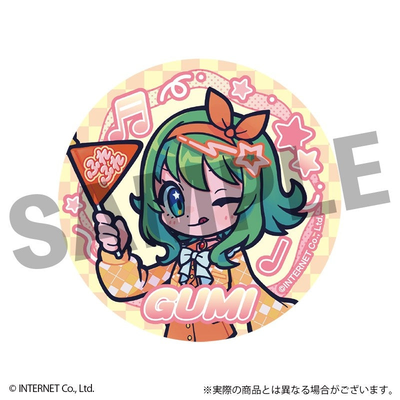 (1BOX=6)(Goods - Badge) VOCALOID GUMI Trading Fure Friends Button Badge