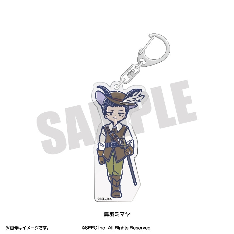 (Goods - Keychain) TASOKARE HOTEL Retro Pop Acrylic Keychain Karasuba Mimaya