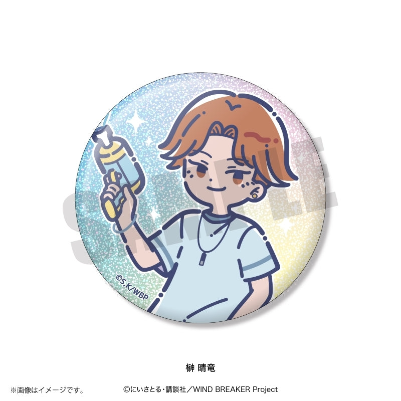 (1BOX=10)(Goods - Badge) TV Anime WIND BREAKER Retro Pop Vol. 4 Kirakira Button Badge (10 Types Total)