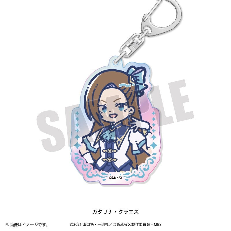 (Goods - Key Chain) My Next Life as a Villainess: All Routes Lead to Doom! X TV Anime RetoPopu Iridescent Acrylic Key Chain (9 Types Total) Catarina Claes