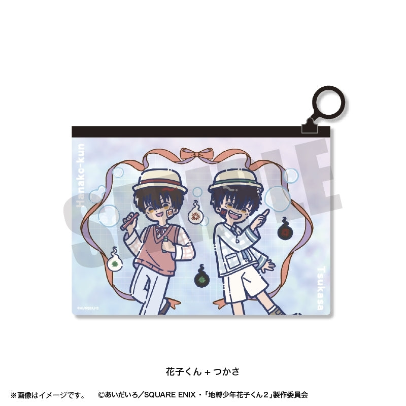 (Goods - Pouch) Toilet-Bound Hanako-Kun 2 TV Anime Reto Pop Vol.2 Iridescent Pouch (2 Types Total) Hanako-kun + Tsukasa