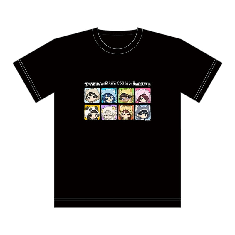 (Goods - Shirt) Too Many Losing Heroines! T-shirt (Animal Hoodie)MSize