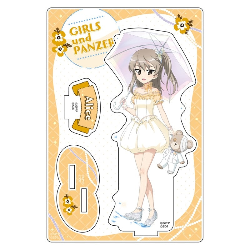 (Goods - Acrylic Stand) Girls und Panzer Great Tankery Operation! Acrylic Stand (Alice Shimada/JB2025)