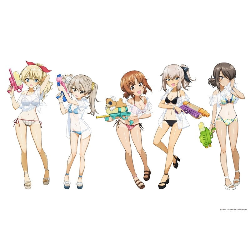 (Goods - Board) Girls und Panzer das Finale Exclusive Art Chara Fine Graph (Water Gun Sun Tan Ver.)A4