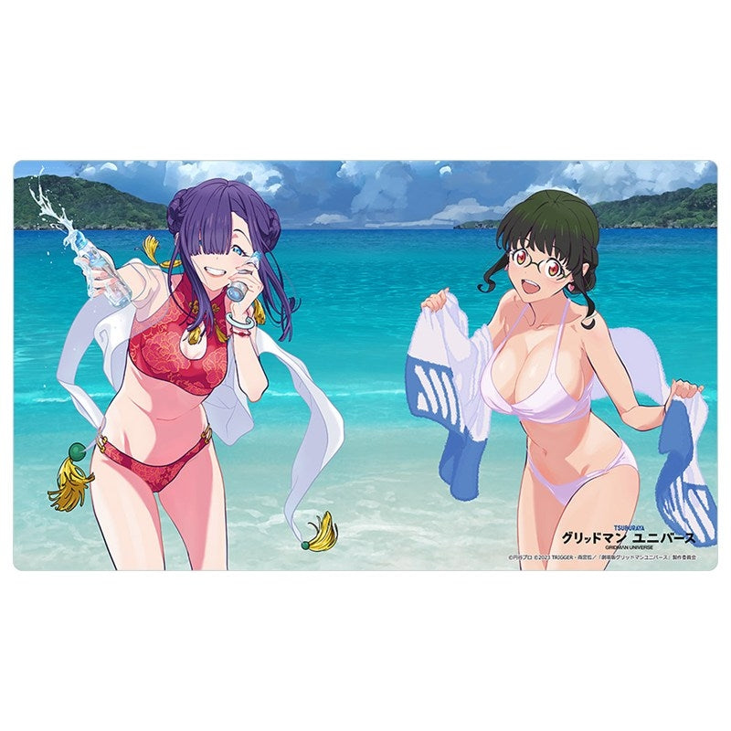 (Goods - Mat) Gridman Universe Rubber Mat feat. Exclusive Art (2nd Generation & Hime/Swimsuit)