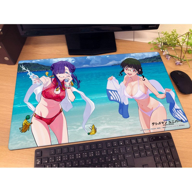 (Goods - Mat) Gridman Universe Rubber Mat feat. Exclusive Art (2nd Generation & Hime/Swimsuit)