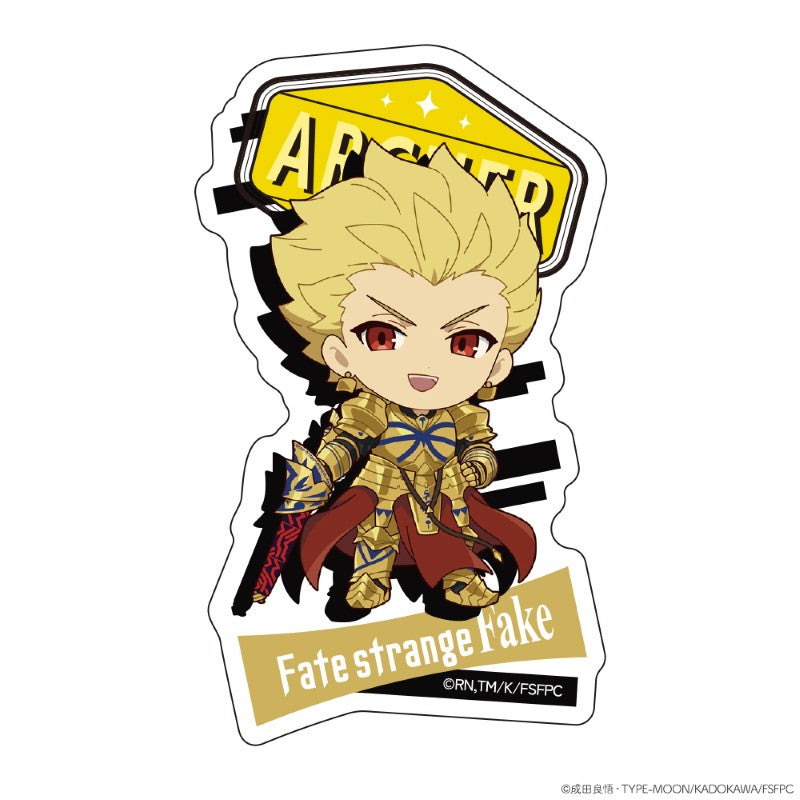 (Goods - Sticker) Fate/strange Fake Die-cut Sticker Chibi Archer