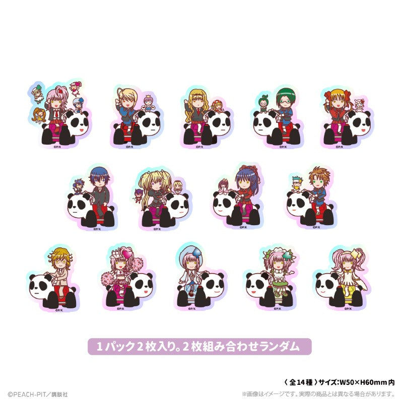 (1BOX=7)(Goods - Sticker) Shugo Chara! Trading Holographic Sticker Hananari Hanayashiki