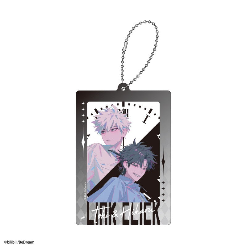 (Goods - Keychain) Link Click Keychain w/Acrylic Card Cheng Xiaoshi & Lu Guang