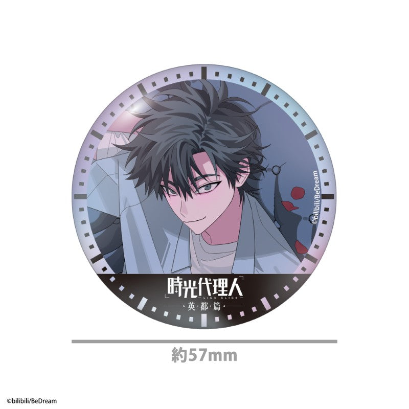 (Goods - Badge) Link Click Iridescent Button Badge Set of 2 Cheng Xiaoshi & Lu Guang Teaser Visual