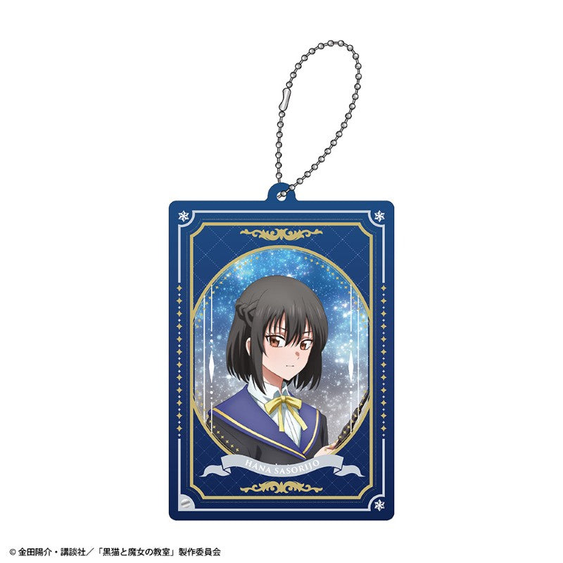 (Goods - Keychain) TV Anime The Classroom of a Black Cat and a Witch Keychain w/Acrylic Card Hana Sasorijo